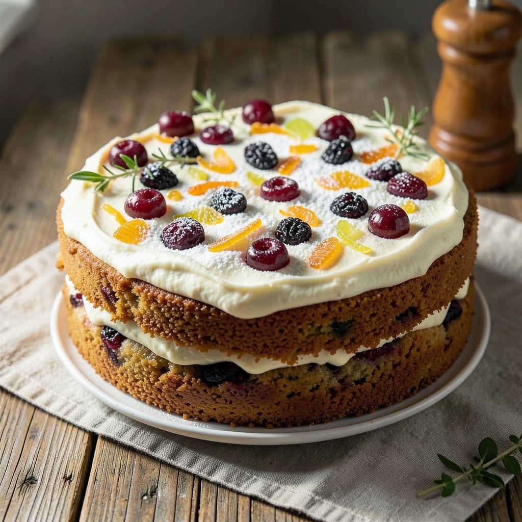 Alcohol-Free Fruitcake Recipe: Spiced Nuts and Moist Layers Without Booze
