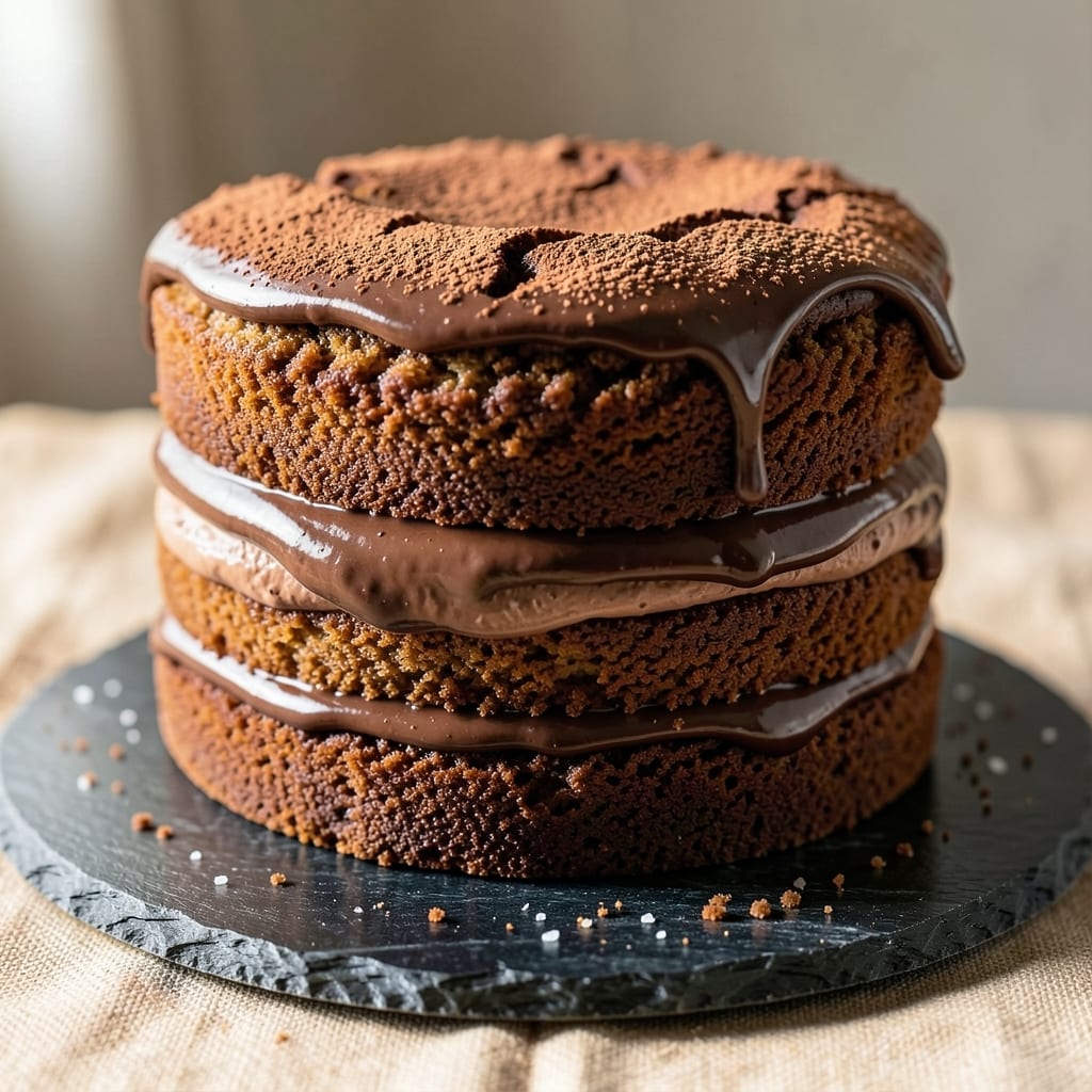 3 Layer 9-Inch Chocolate Cake Recipe: Decadent Height Without Fondant Bridges