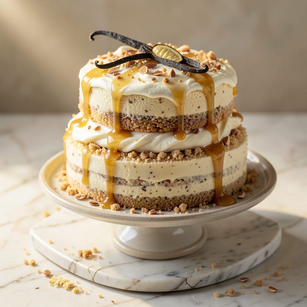 Almond Custard Cake Recipe: Golden Crust and Silky Vanilla Swirls