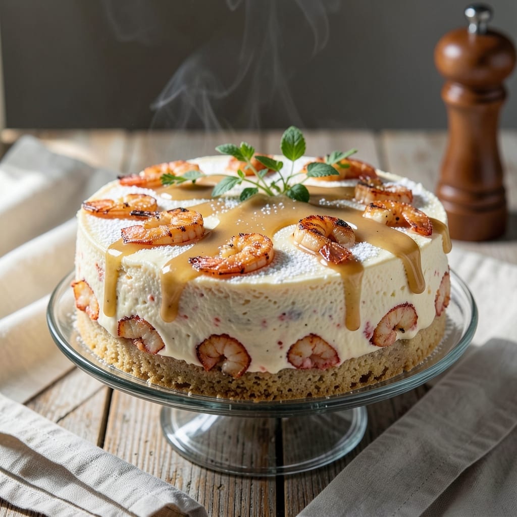 Alligator Shrimp Cheesecake Recipe: Crunchy-Topped Swampy Sweetness