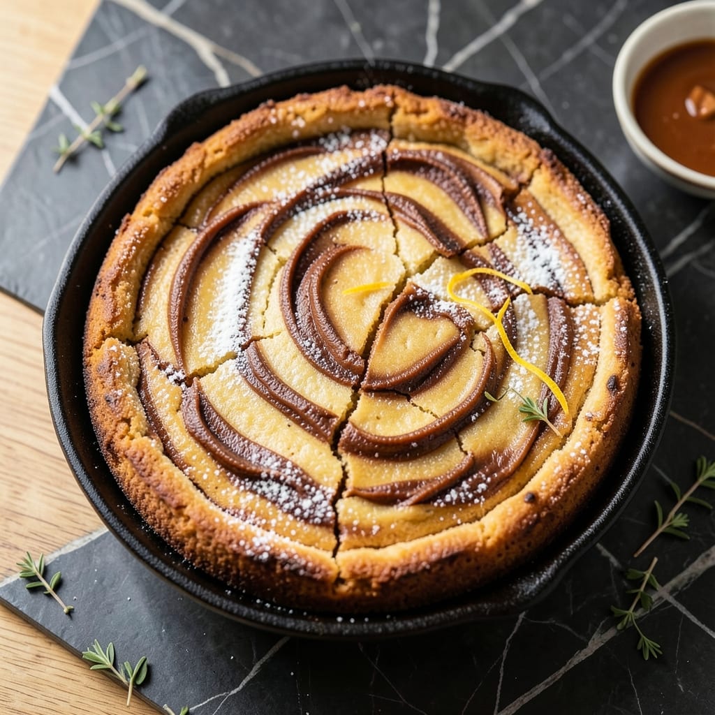 Almond Skillet Cake Recipe: Golden Crust, Nutty Swirl Magic