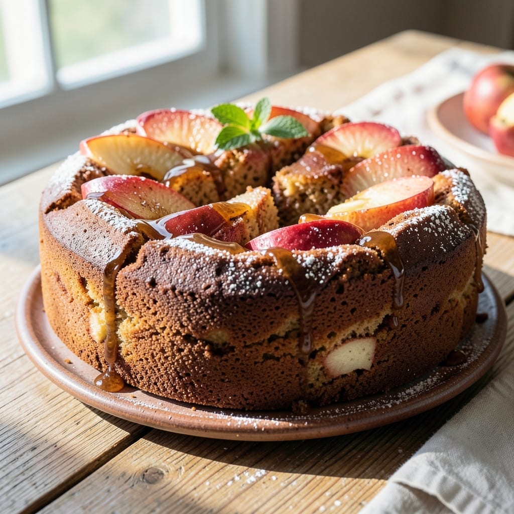 2-Ingredient Cinnamon Apple Cake Recipe: Warm Spice and Tart Apple Harmony