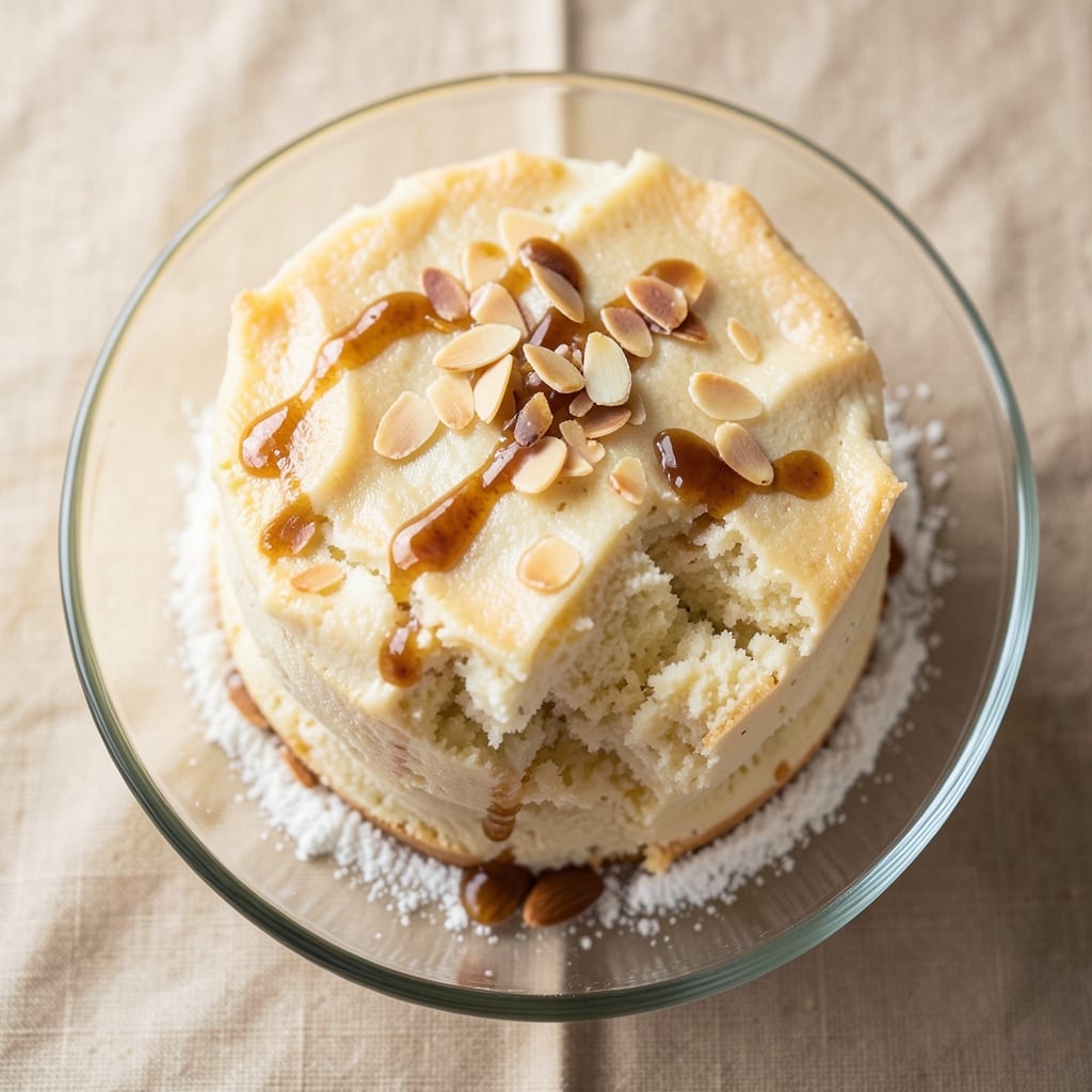 Almond Angel Food Cake Recipe: Light-as-Air Cloud With Vanilla Swirls