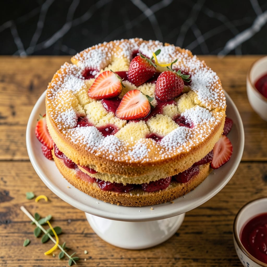 All Natural Strawberry Cake Recipe: Sunshine-Inspired Layers With Fresh Fruit Magic