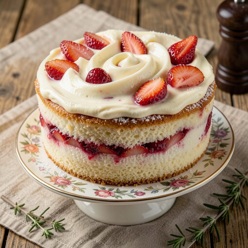 Amazing Strawberry Cake Recipe: Vanilla-Infused Layers with Juicy Fruit Surprise
