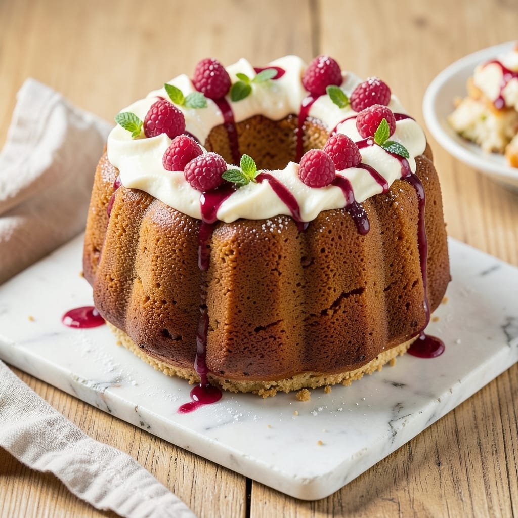 7-Inch Bundt Cake Recipe: Vanilla Bean Swirls and Buttery Crust Contrast