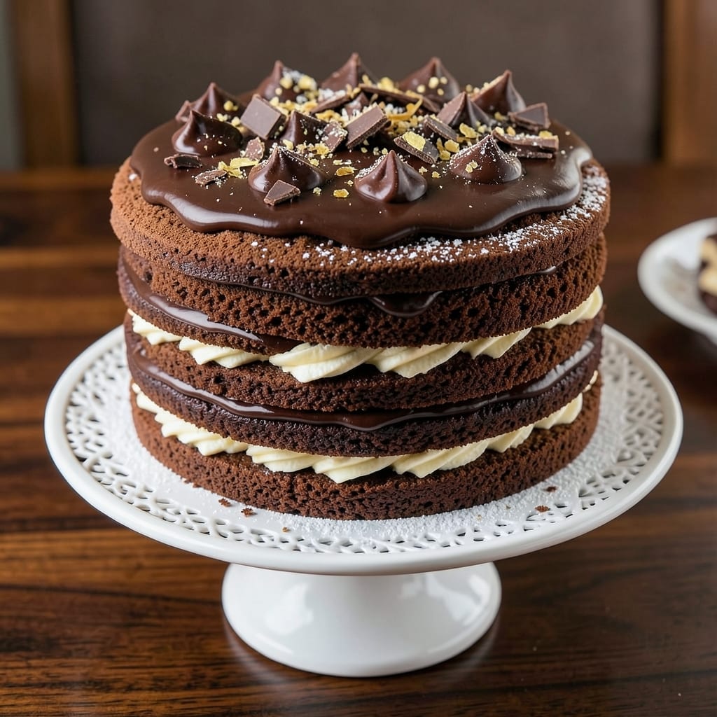 23 Layer Chocolate Cake Recipe: Edible Fondant Bridges for Stunning Stability