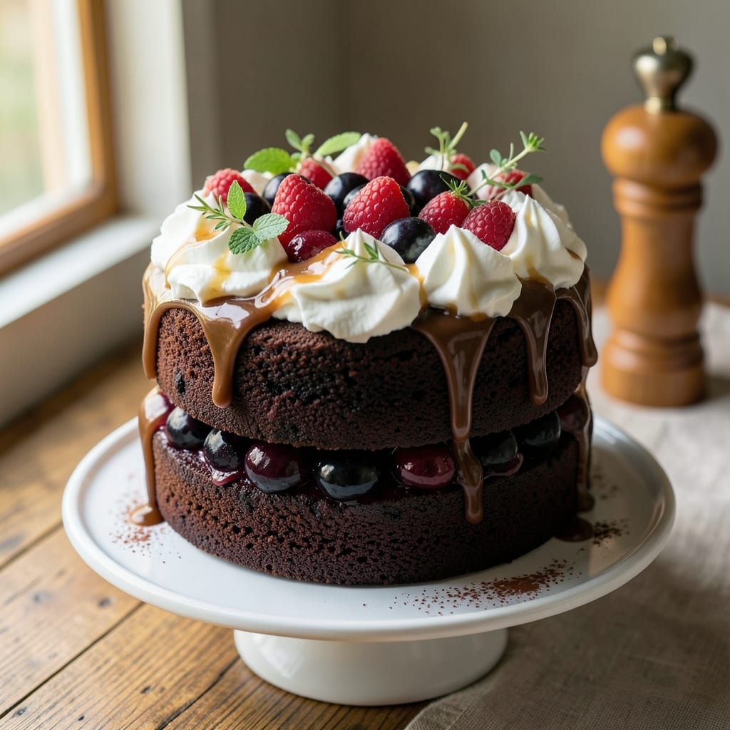 Alcohol-Free Black Forest Cake Recipe: Triple-Layered Elegance With Cherry-Kissed Frosting