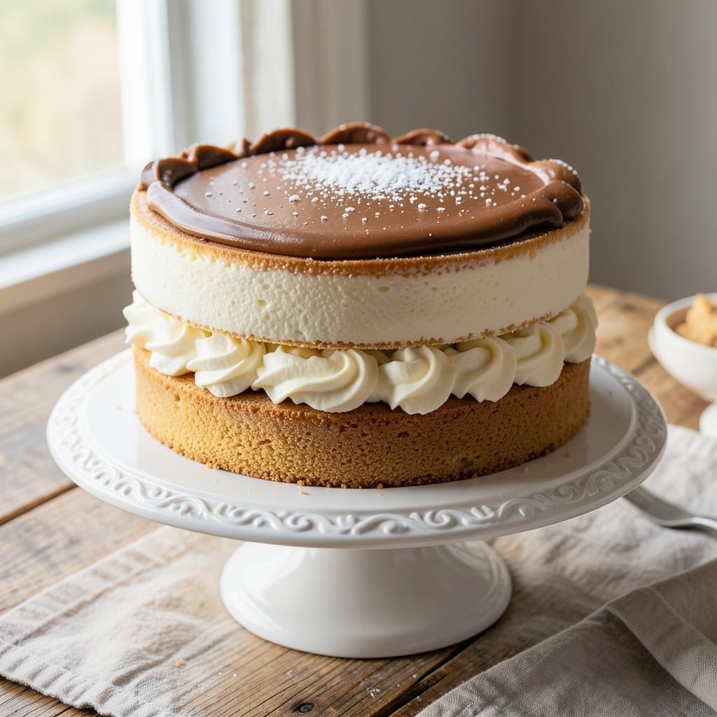 2 Layer 8-Inch Vanilla Cake Recipe: Buttery Layers and Vanilla Frosting Rivers