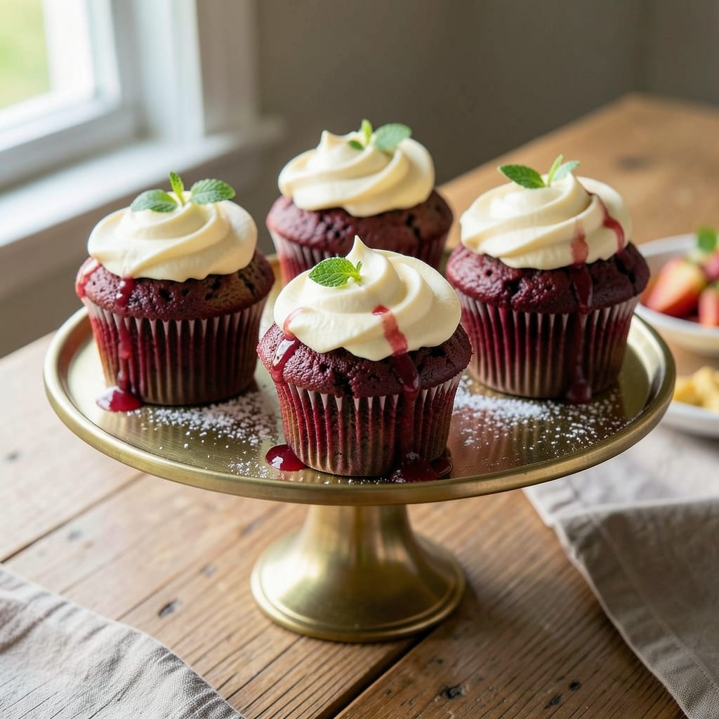 5 Star Red Velvet Cupcakes Recipe: Bold Spice and Cream Cheese Frosting Swirls