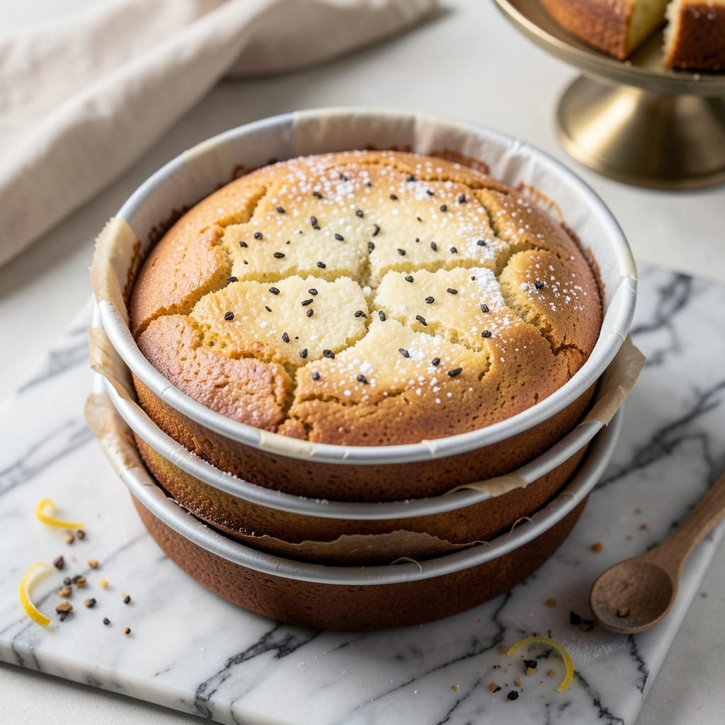 3-Pound Cake Recipe: Layered Vanilla Buttercream Rivers and Crisp Fondant Top