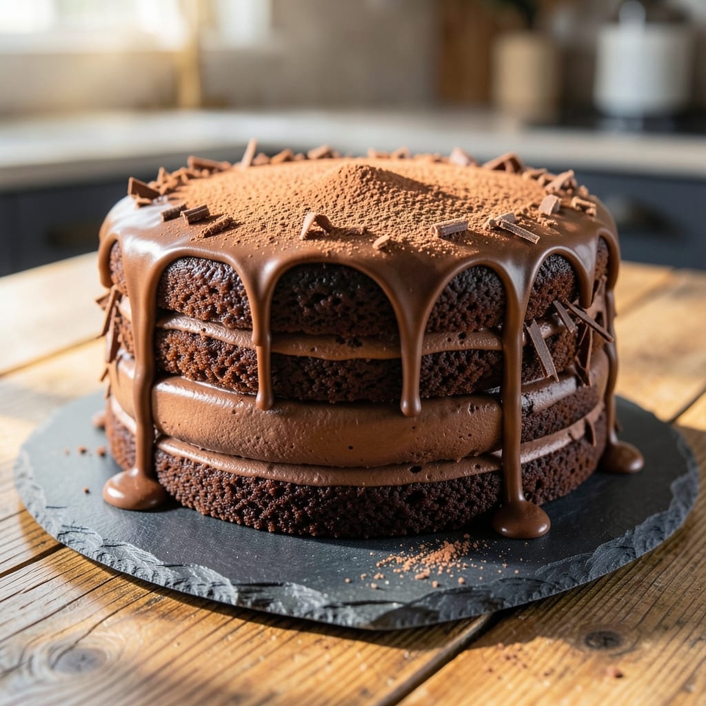 6-Inch Chocolate Fudge Cake Recipe: Dense, Fudgy Layers With Buttery Frosting