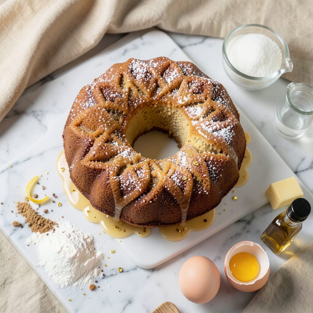 6-Inch Bundt Cake Recipe: Buttery Swirls and Fondant Bridges for Stable Height