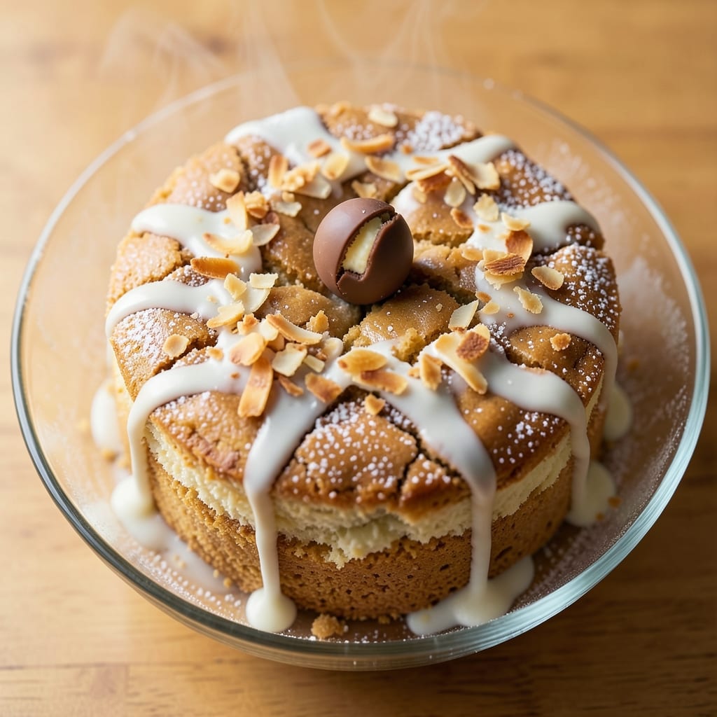 Almond Joy Cake Recipe With Sweetened Condensed Milk: Tropical Swirl Magic in One Bowl