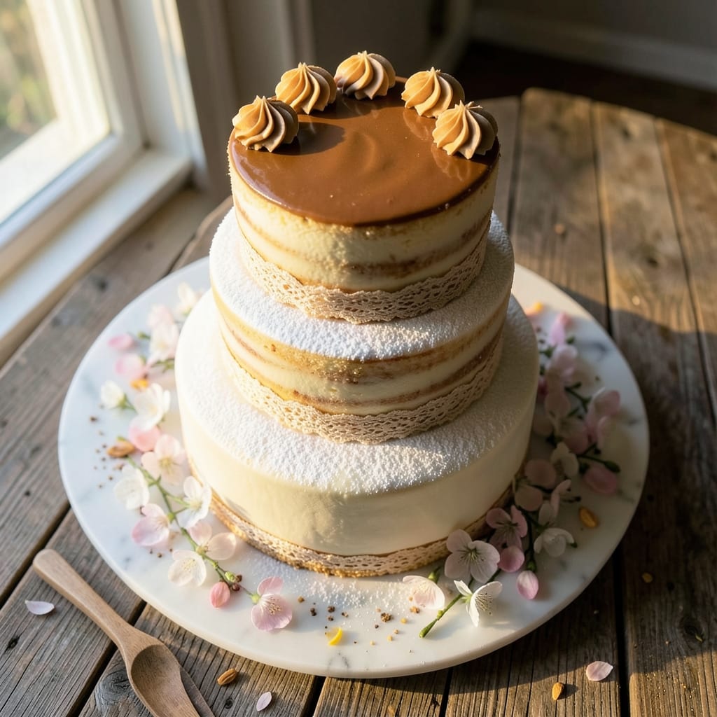 Almond Flavored Wedding Cake Recipe: Luxe Vanilla-Almond Frosting That Shines