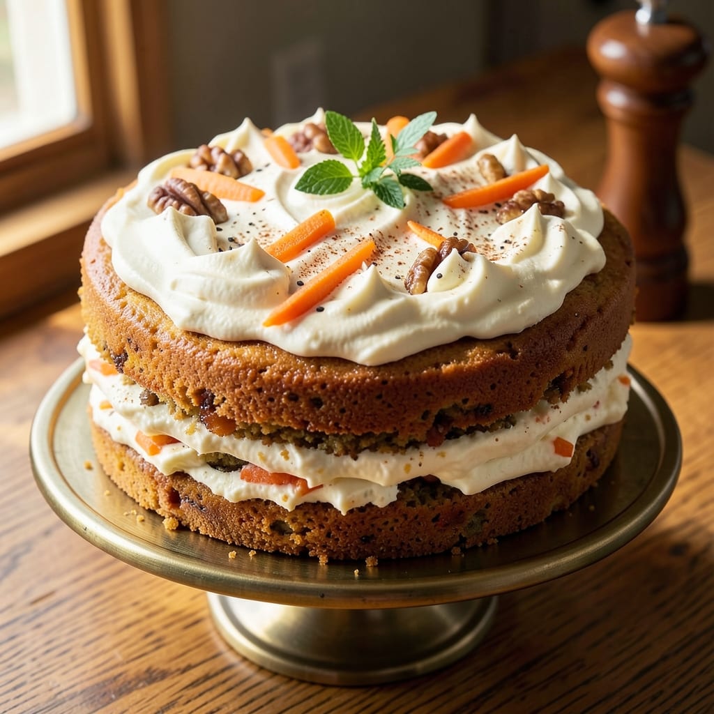 Alden Merrell's Carrot Cake Recipe: Vanilla Bean Swirls and Buttery Crisp Top