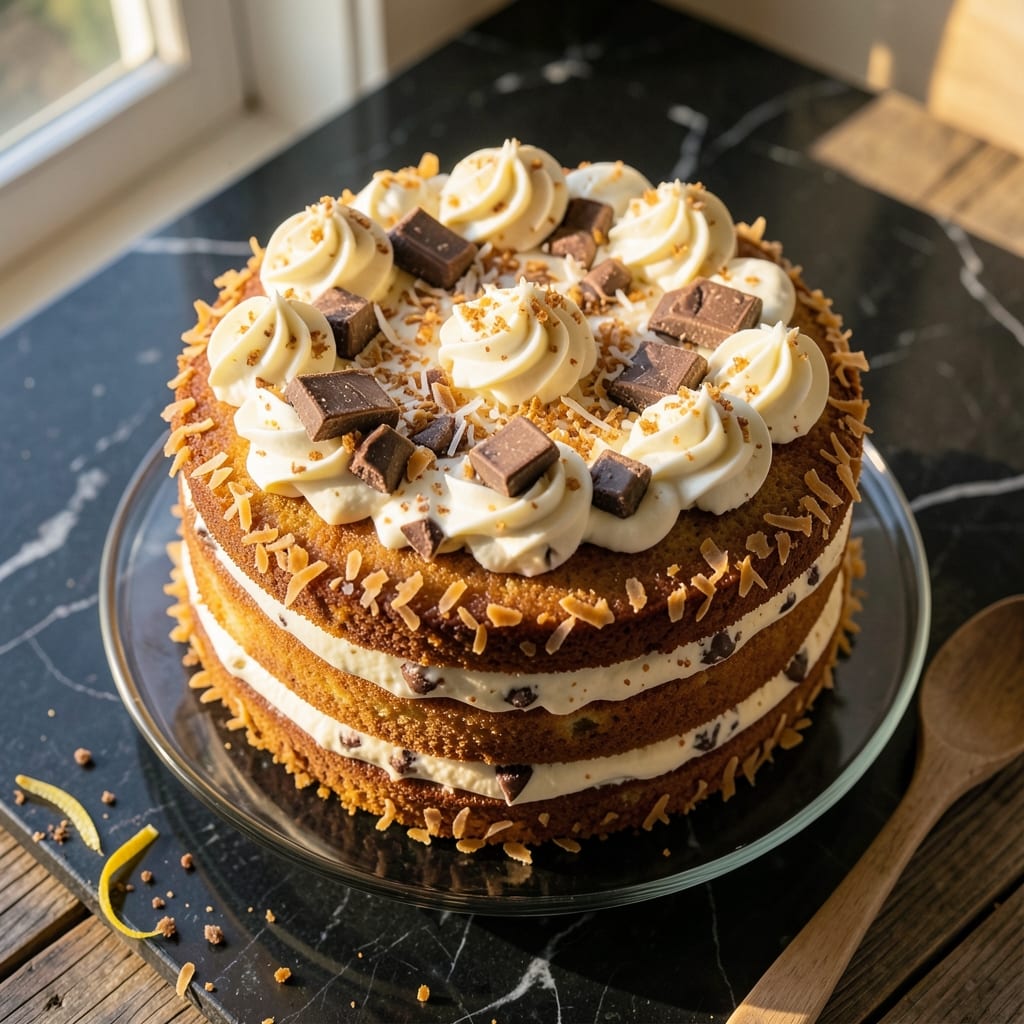 Almond Joy Poke Cake Recipe: Vanilla-Almond Swirls with Buttery Crisp Top