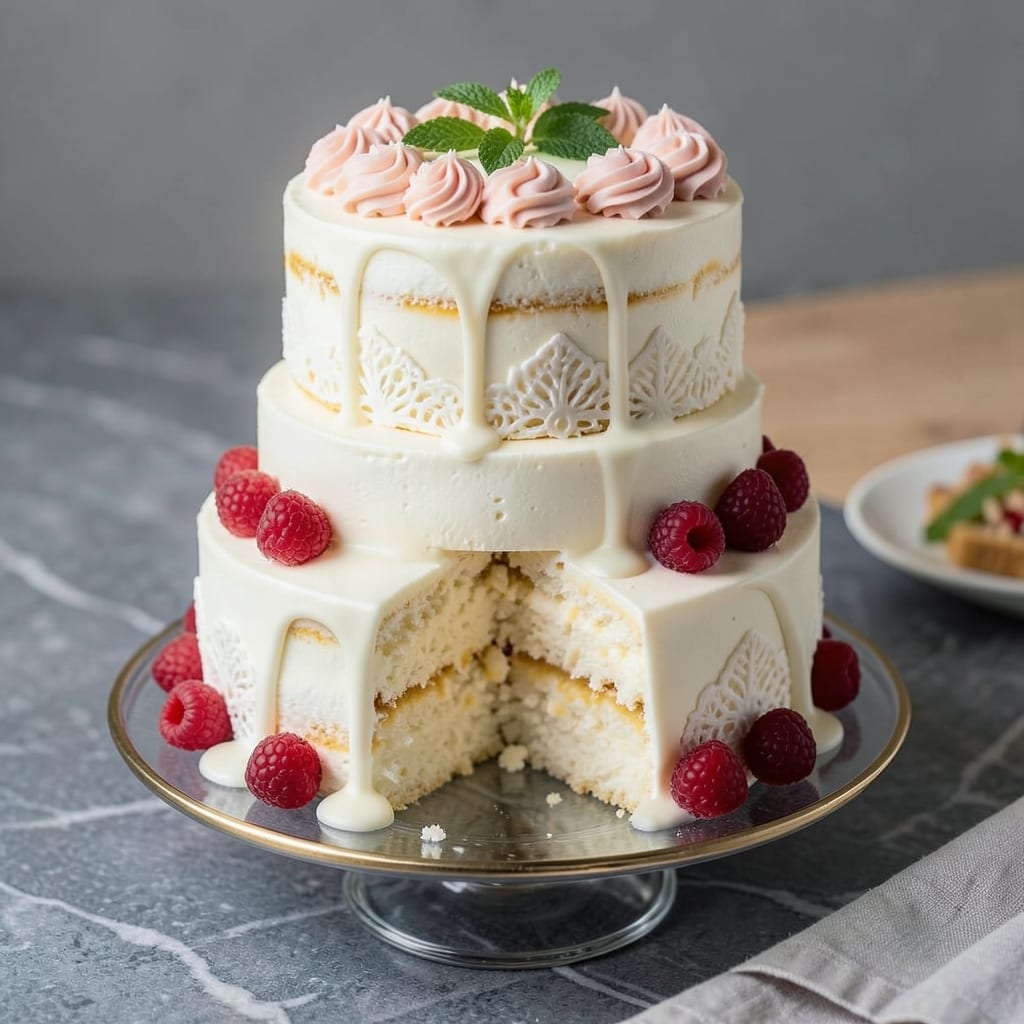 Amazing White Cake Recipe: Fluffy Cloud With Buttery Vanilla Swirl