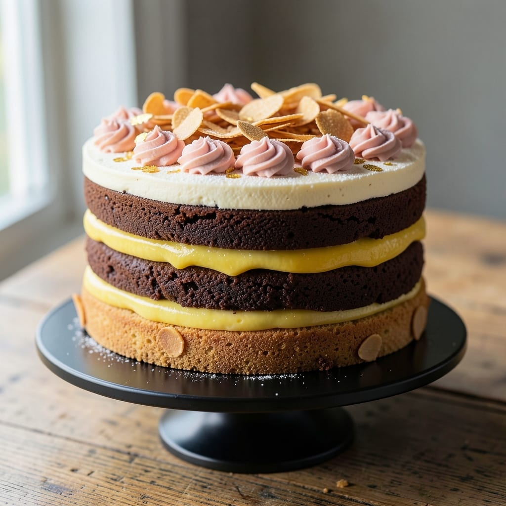 6-Inch Tall Cake Recipe: Stable Fondant-Bridged Tower in One Pan