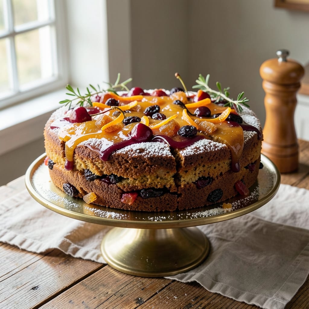 2lb Fruit Cake Recipe: Spiced Moistness With Rum-Infused Depth