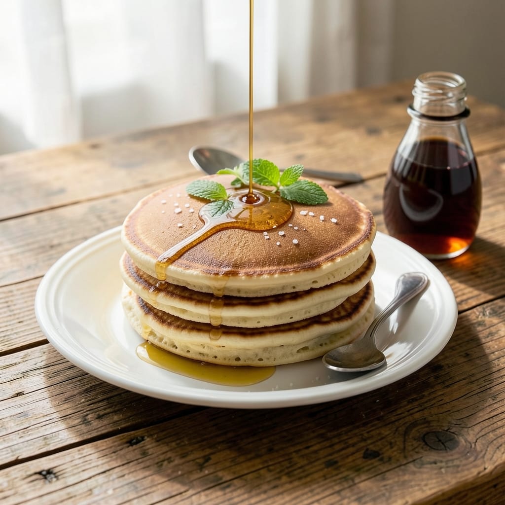 3-Ingredient No-Egg Pancakes Recipe: Fluffy Stacks in One Bowl