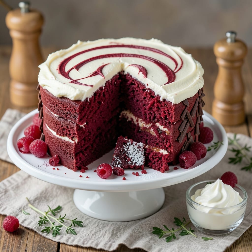 All Natural Red Velvet Cake Recipe: Cocoa-Infused Moisture With Vanilla Swirl Magic
