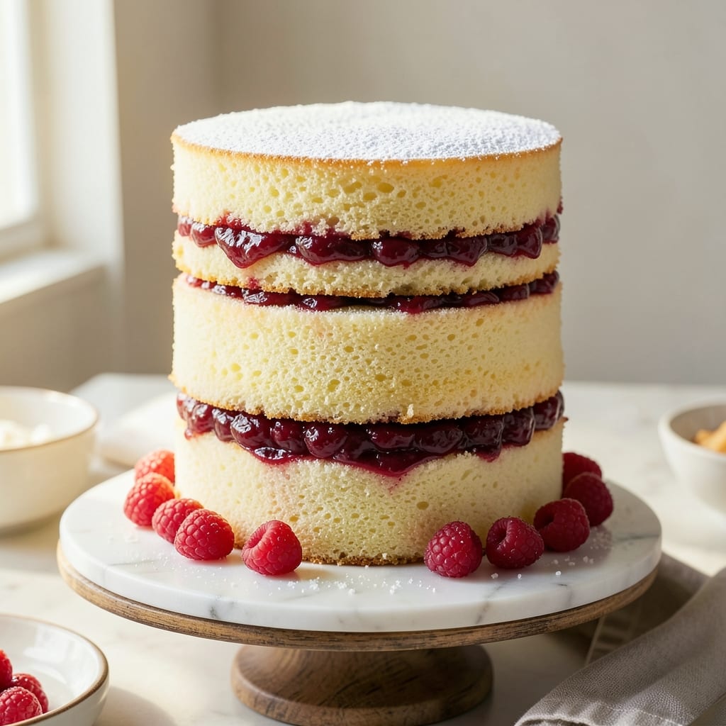 Mary Berry's 3 Layer Sponge Cake Recipe: Classic Stack With Fondant Bridges