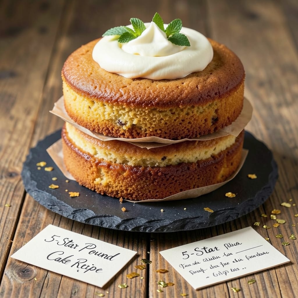 5-Star Pound Cake Recipe: Buttery Vanilla Layers That Stay Moist for Weeks