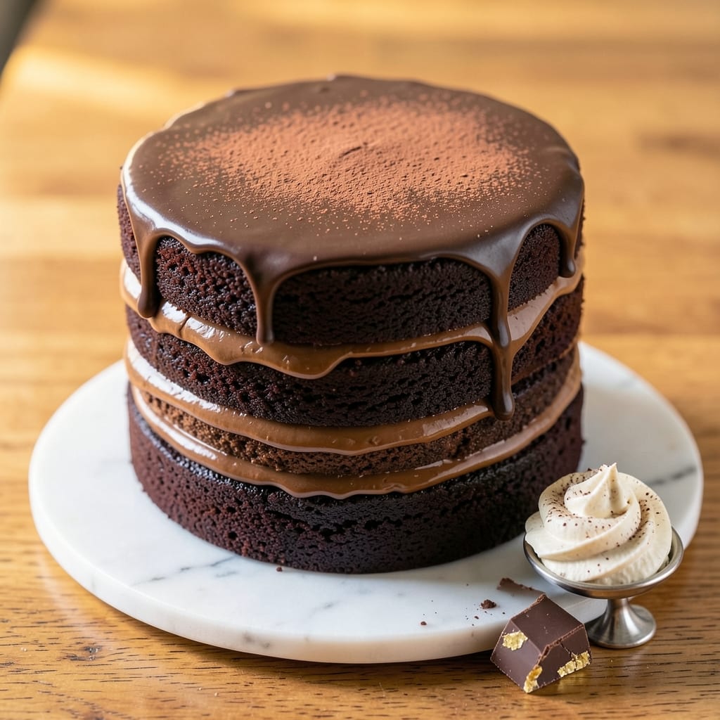 6-Inch Chocolate Layer Cake Recipe: Moist Layers and Velvety Frosting Harmony