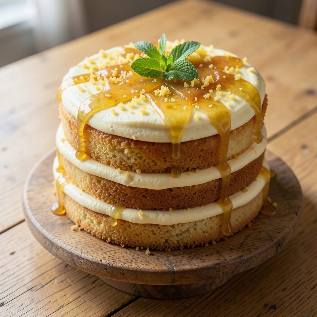 6-Inch Lemon Cake Recipe: Zesty Layers and Buttery Crust Magic