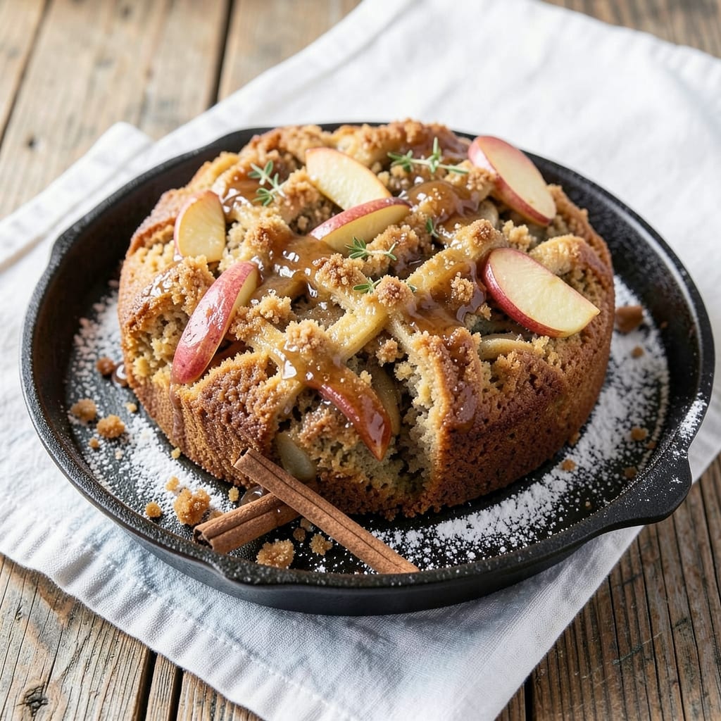 5 Star Apple Coffee Cake Recipe: Spiced Apple Streusel Topping Over Cream Cheese Swirls