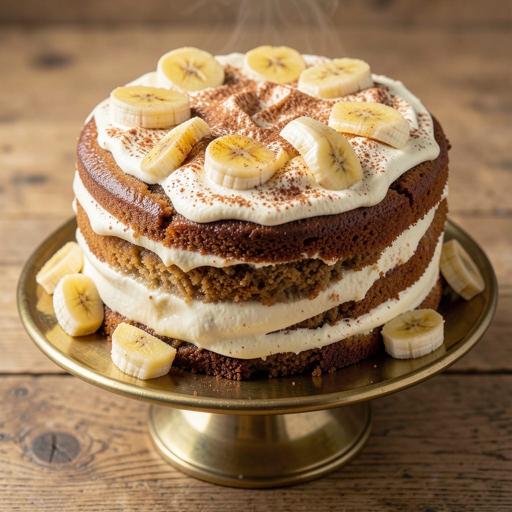 1kg Banana Cake Recipe: Towering Moistness With Caramelized Top