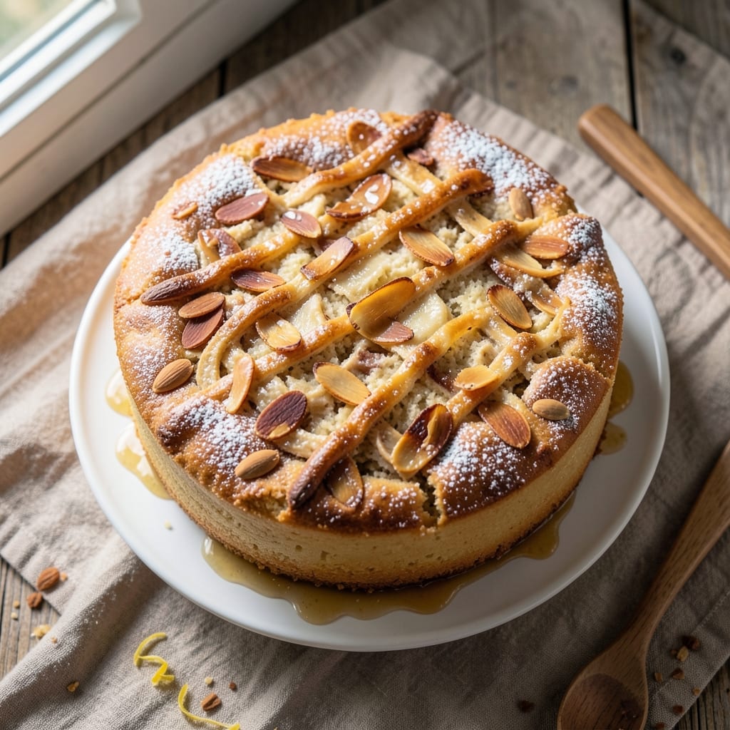 Almond Breakfast Cake Recipe: Nutty Swirls and Light Crisp Top