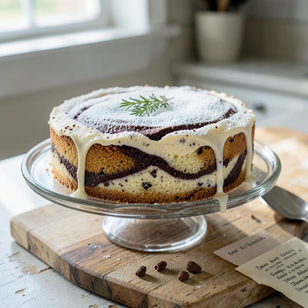 2-Egg Marble Cake Recipe: Velvet Moisture With Buttery Swirls