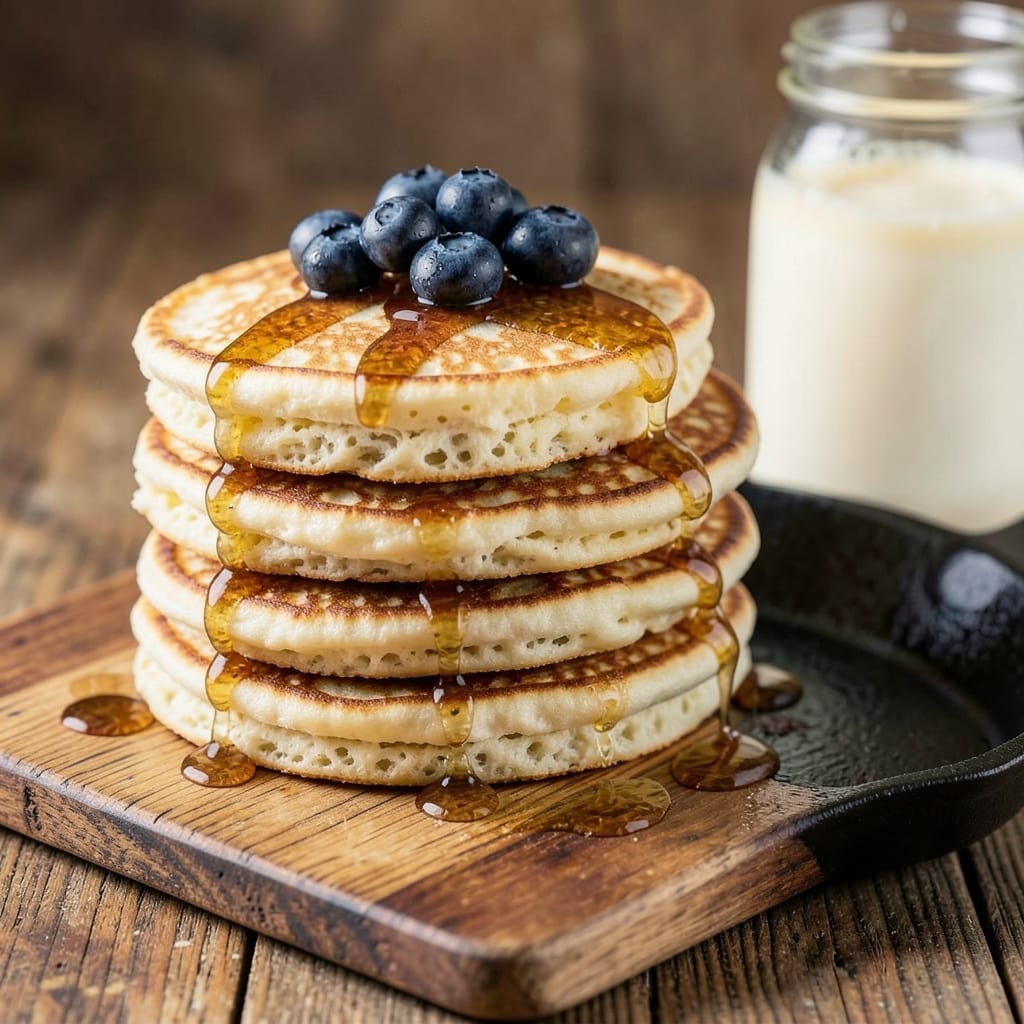 All-Purpose Flour Pancakes Recipe Without Baking Powder: Light-as-Air Rise with Buttermilk Magic