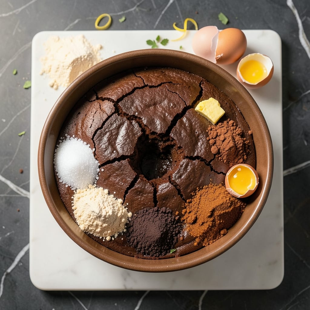 All-In-One Chocolate Cake Recipe: Fudgy Crust, Velvety Core, No Fuss
