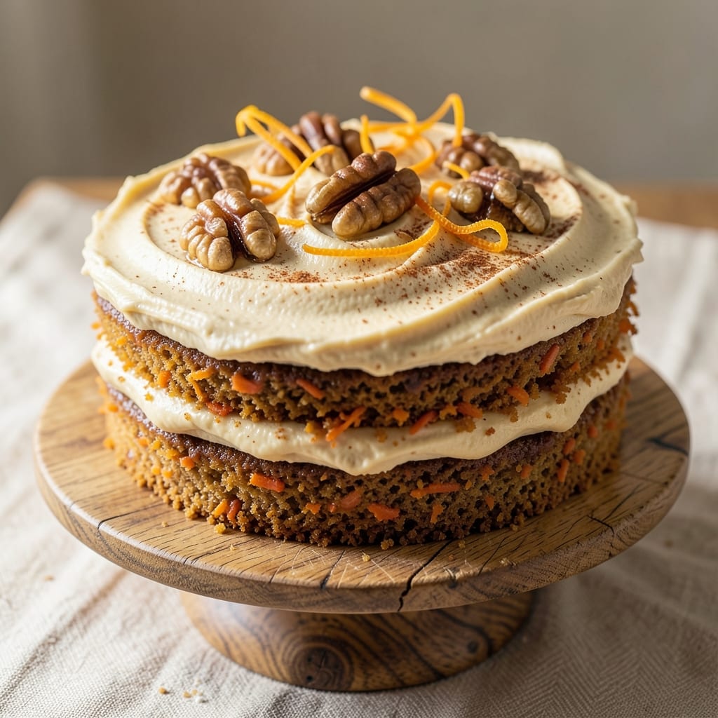 10-Inch Carrot Cake Recipe: Moist Spice Cake With Cream Cheese Frosting Rivers