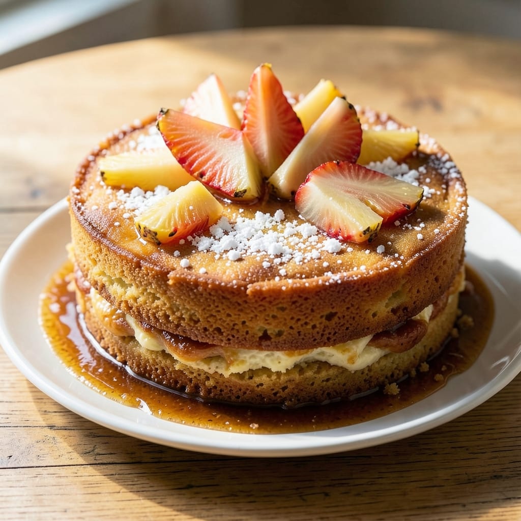Alton Brown's Pineapple Upside Down Cake Recipe: Caramelized Top and Juicy Fruit Layers