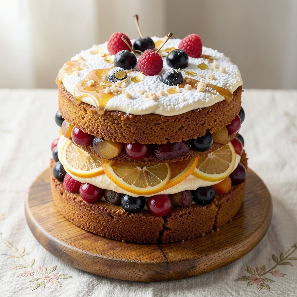 5 Star Fruit Cake Recipe: Spiced Moistness with Rum-Infused Depth