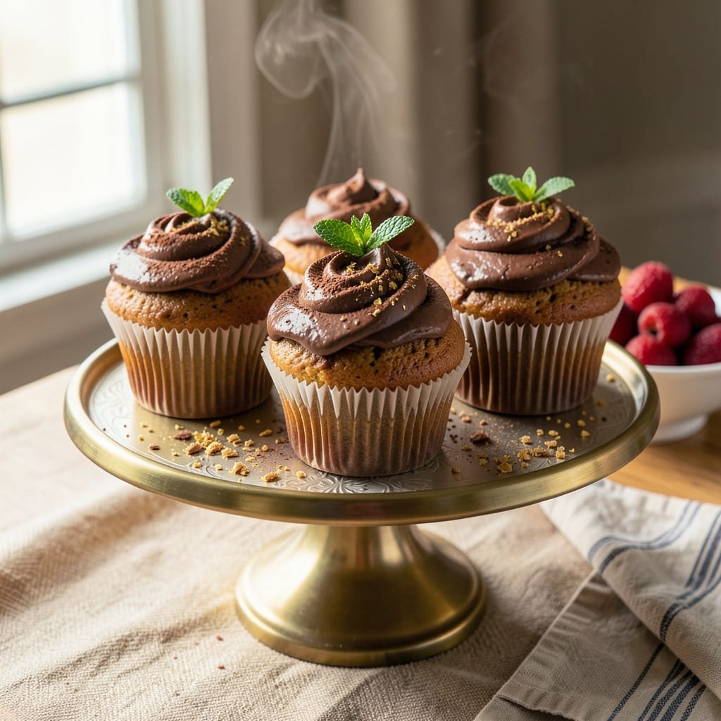 5-Star Chocolate Cupcakes Recipe: Decadent Frosting Swirls and Towering Height