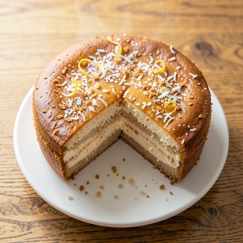 6-Inch Coconut Cake Recipe: Tropical Moisture With Toasted Coconut Crunch