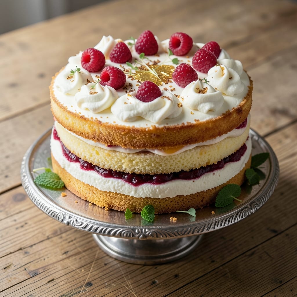 10 Inch Victoria Sponge Cake Recipe: Light-as-Air Layers With Jam-Filled Heart