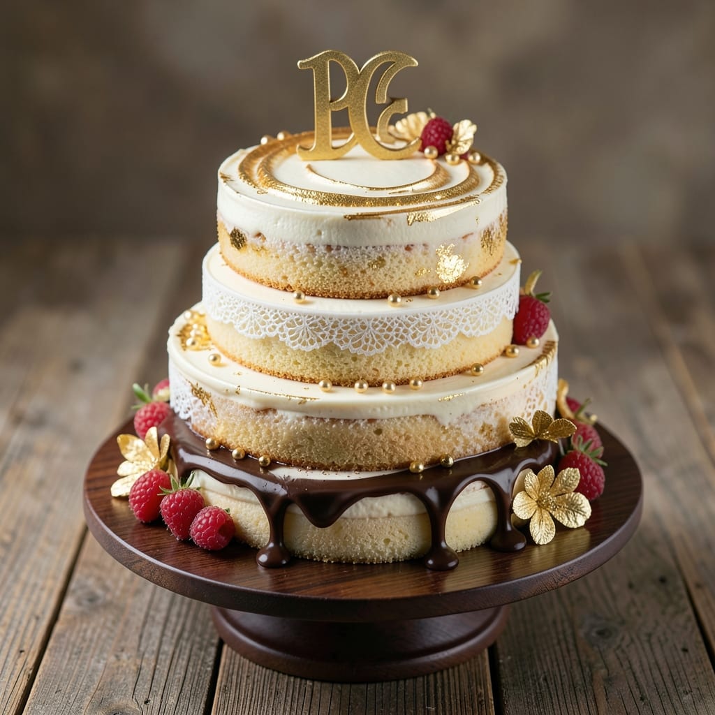 50th Wedding Anniversary Cake Recipe: Timeless Elegance With Fondant Bridges