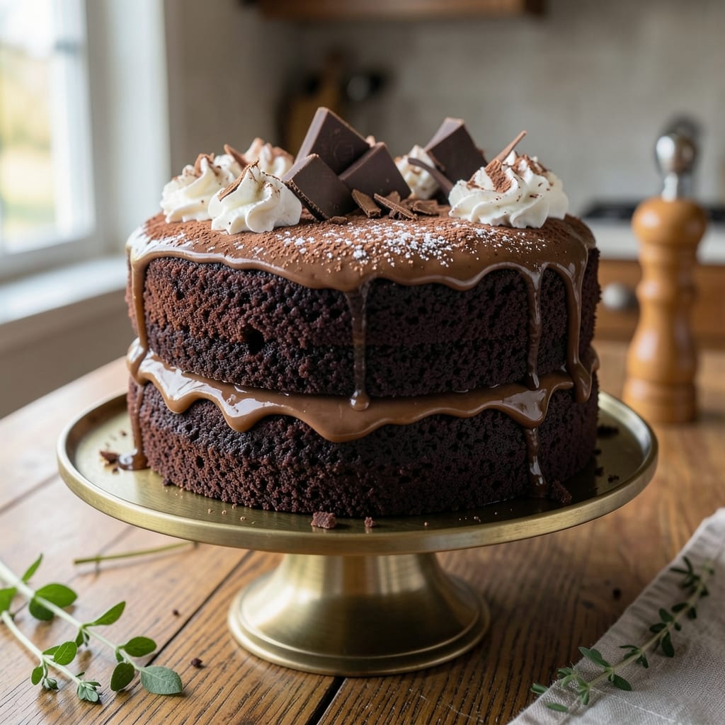 All Natural Chocolate Cake Recipe: Fudgy Layers Without Artificial Ingredients