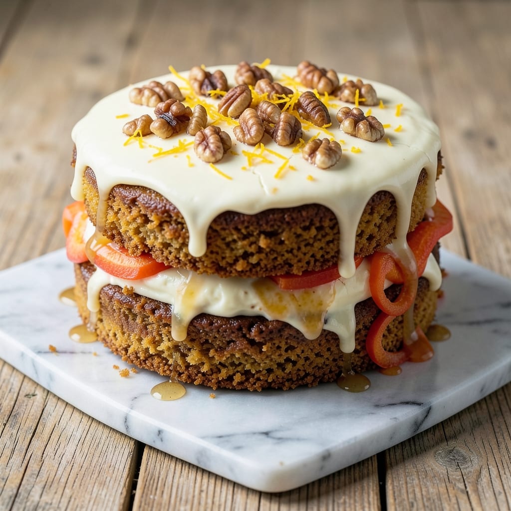 24 Carat Carrot Cake Recipe: Chocolate Ganache Drizzle Magic
