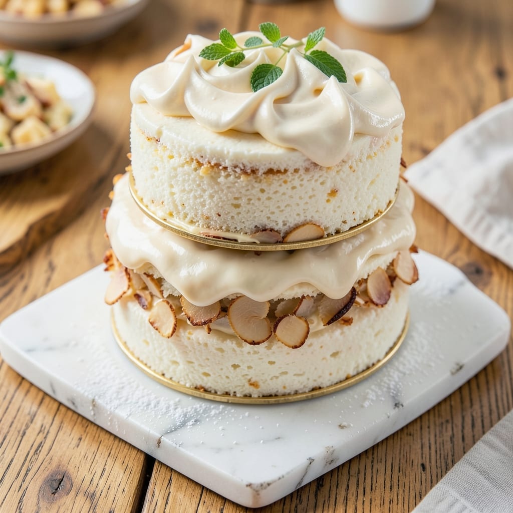 Almond Milk Vanilla Cake Recipe: Eggless Moistness With Vanilla Infusion