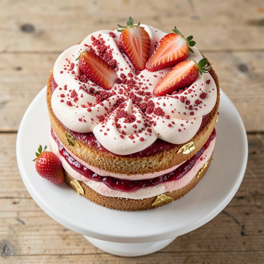 Ambrosia Bakery Strawberry Cake Recipe: Vanilla-Infused Layers With Fresh Fruit Surprise