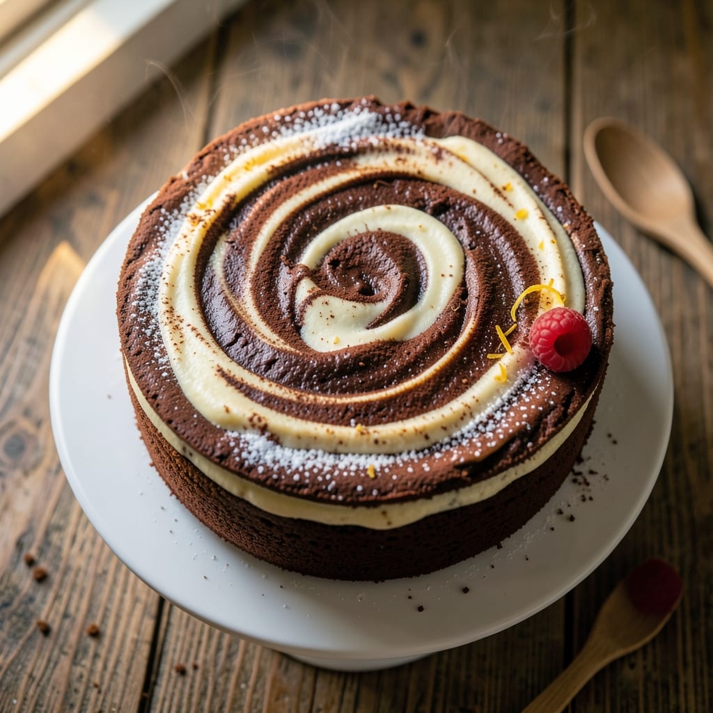 6-Inch Marble Cake Recipe: Classic Checkerboard Swirls in One Pan