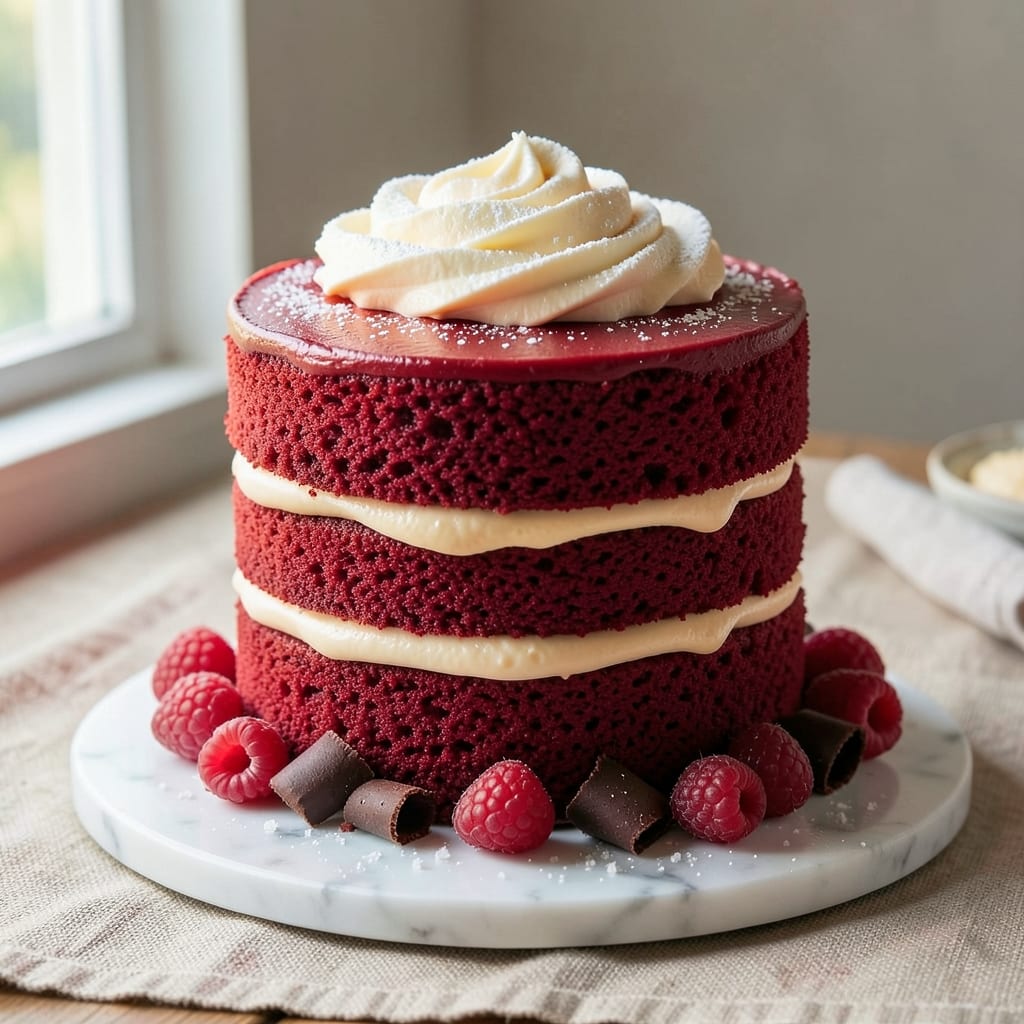 3 Layer Red Velvet Cake Recipe From Scratch: Velvety Depth and Cream Cheese Frosting Rivers